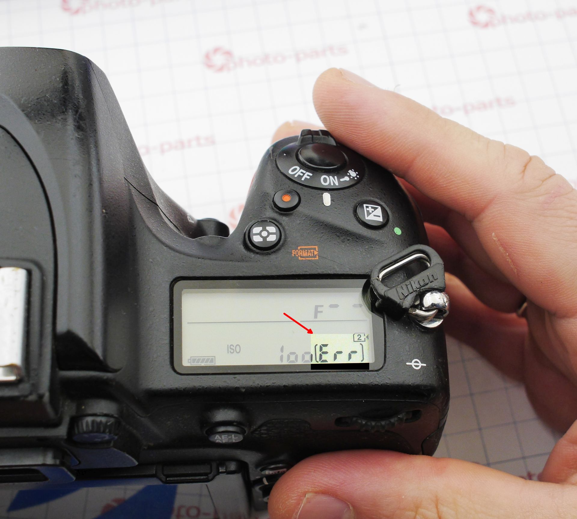 Nikon D750 - замена гнезда карты памяти